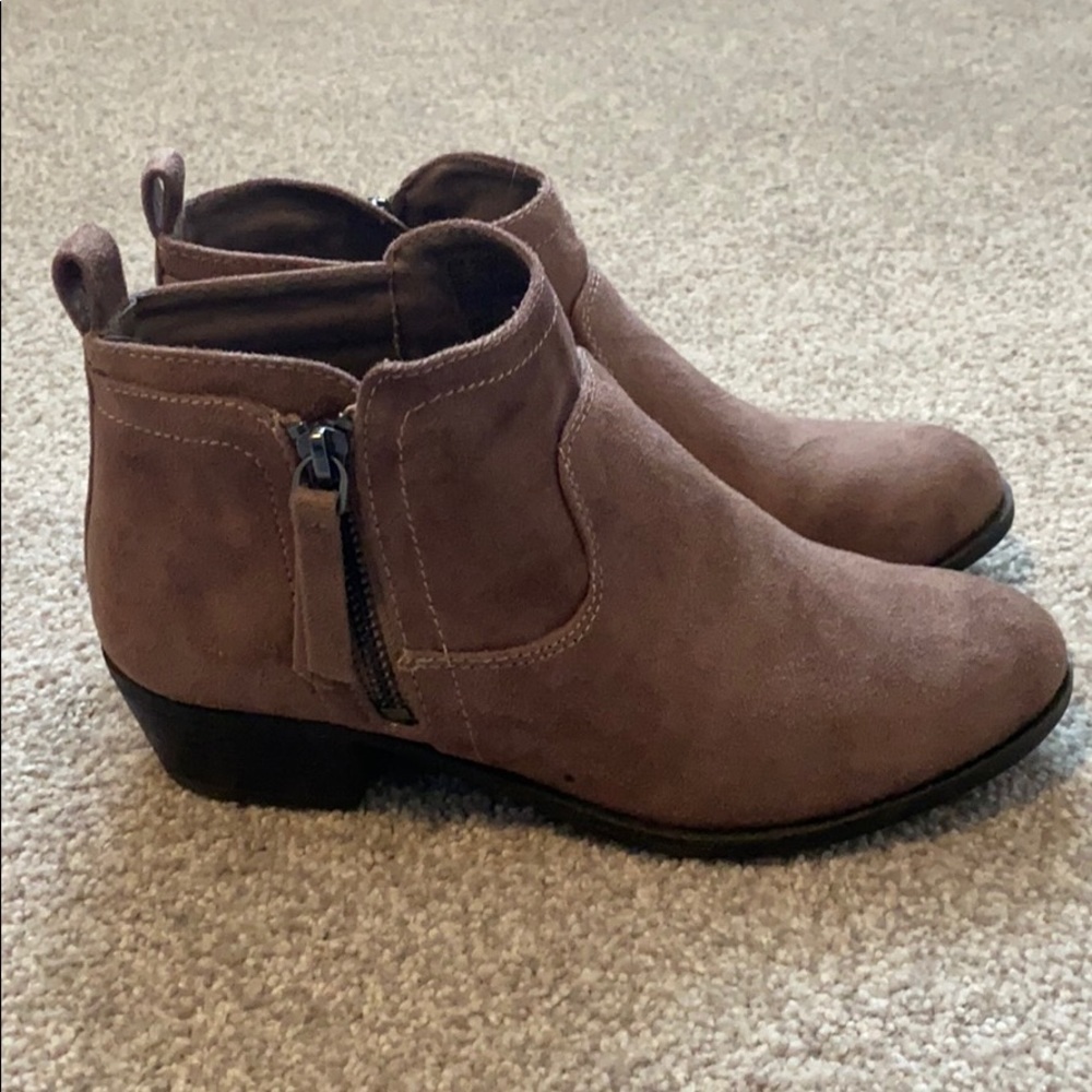 Brown booties